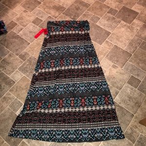 Multi colored light weight skirt